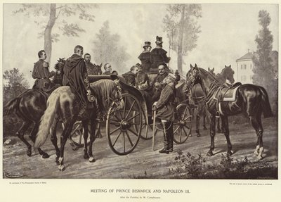 Rencontre du Prince Bismarck et de Napoléon III - Wilhelm Camphausen